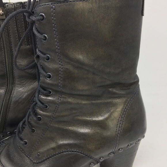 Dansko Leather Nat Lace Up Booties Size 39 - Picture 9 of 16